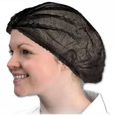 Black Pleated Czepek Siatki na włosy (100 szt.)