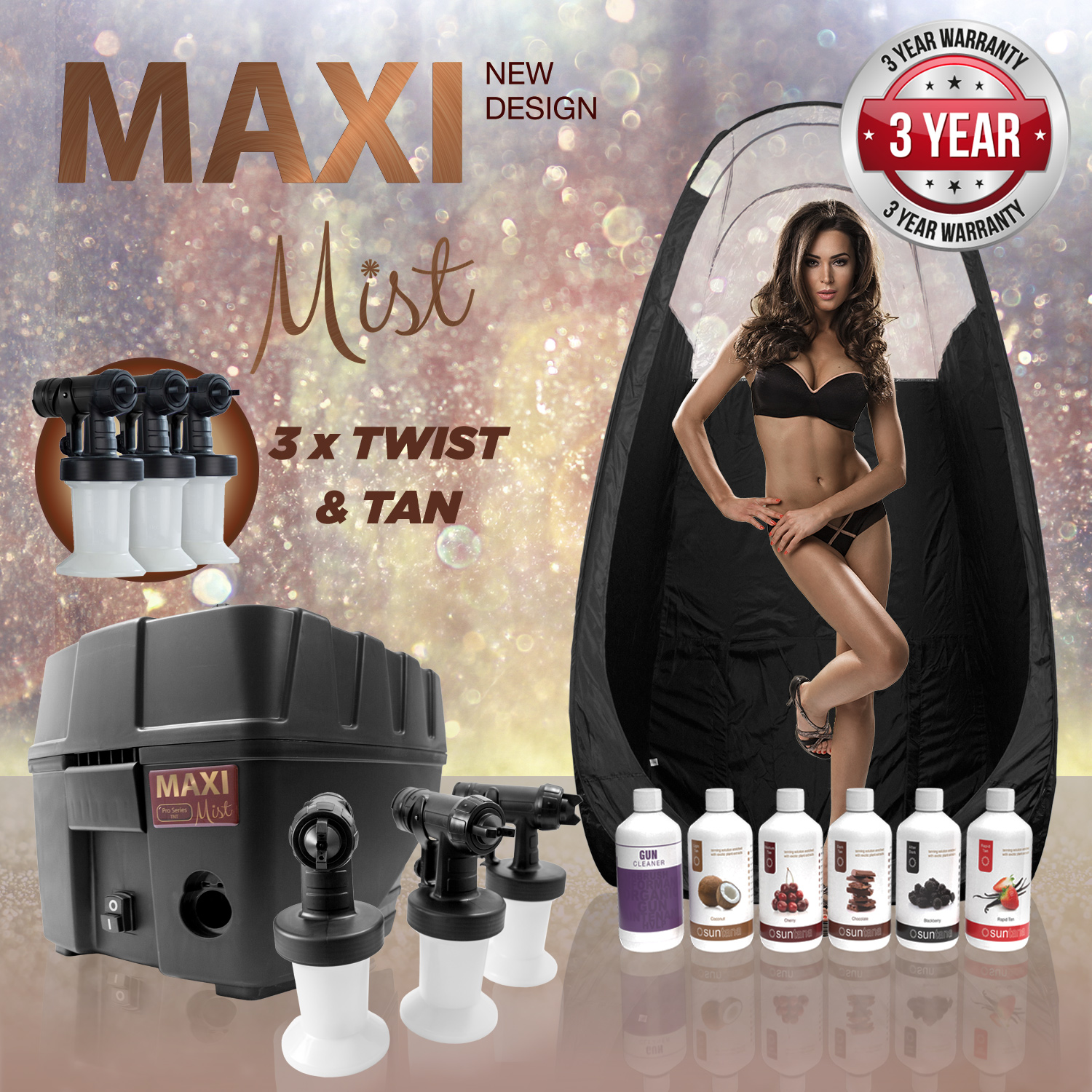 Maximist Pro TNT - Kompletny zestaw do opalania natryskowego Maximist Pro TNT - Kompletny zestaw do opalania natryskowego