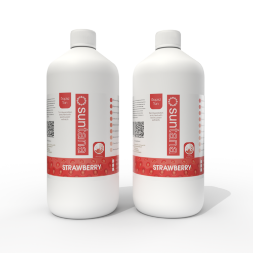 Szybka opalenizna - 2000ml Strawberry-Vanilla (2 x 1000ml)