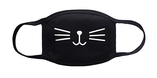 Cotton Zmywalna Black Maseczka - Kitten Design Cotton Zmywalna Black Maseczka - Kitten Design