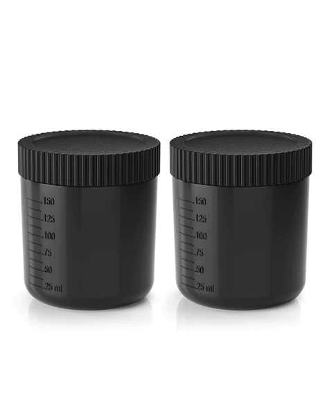 Excess 3 Tan Kubek Zestaw 2 szt. inc Lids - Czarny