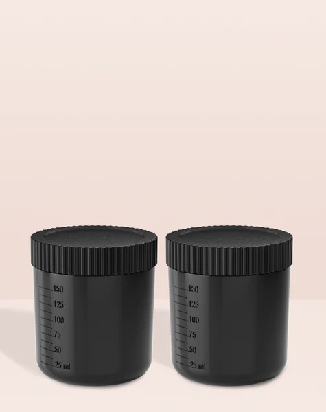 Excess 3 Tan Kubek Zestaw 2 szt. inc Lids - Czarny