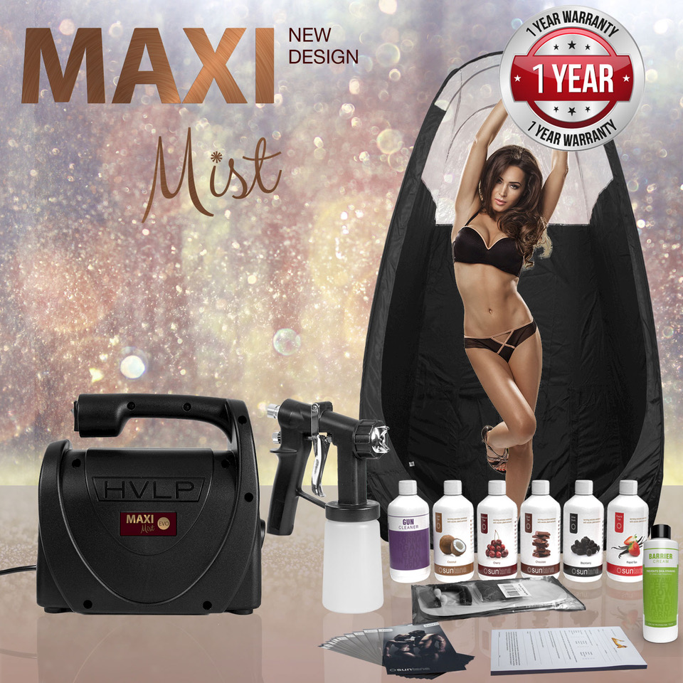 MaxiMist ‘MEGA’ EVO (Elite Series) Zestaw do opalania natryskowego MaxiMist ‘MEGA’ EVO (Elite Series) Zestaw do opalania natryskowego